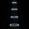 vidaXL LED-Weihnachtsbaum mit 555 LEDs Kaltwei&szlig; 500 cm Metall
