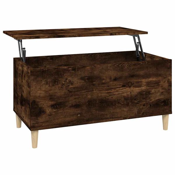 vidaXL Couchtisch R&auml;uchereiche 90x44,5x45 cm Holzwerkstoff