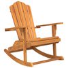 vidaXL Adirondack-Schaukelstuhl Massivholz Teak