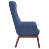 vidaXL Relaxsessel Blau Stoff