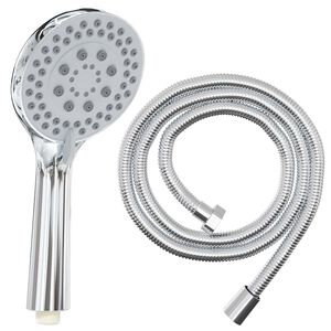 vidaXL Duschkopfset Chrom 150 cm Edelstahl