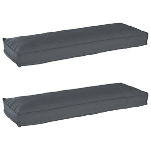 vidaXL Palettenkissenset 2 stk. Oxford-Stoff Anthrazit