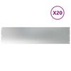 vidaXL Rasenkanten 20 Stk. 25x103 cm Verzinkter Stahl