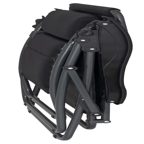 Eurotrail Liegestuhl Verstellbar Tarente 3-D mesh Schwarz