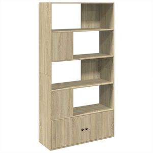 vidaXL B&uuml;cherregal Sonoma-Eiche 100x36x189 cm Holzwerkstoff
