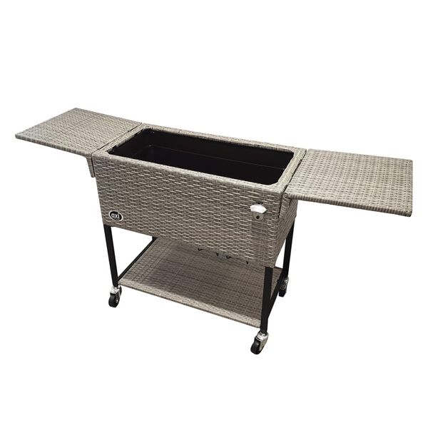 AXI K&uuml;hlwagen Country Rattan-Optik 76 L Braun