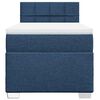 vidaXL Boxspringbett mit Matratze Blau 80x200 cm Stoff