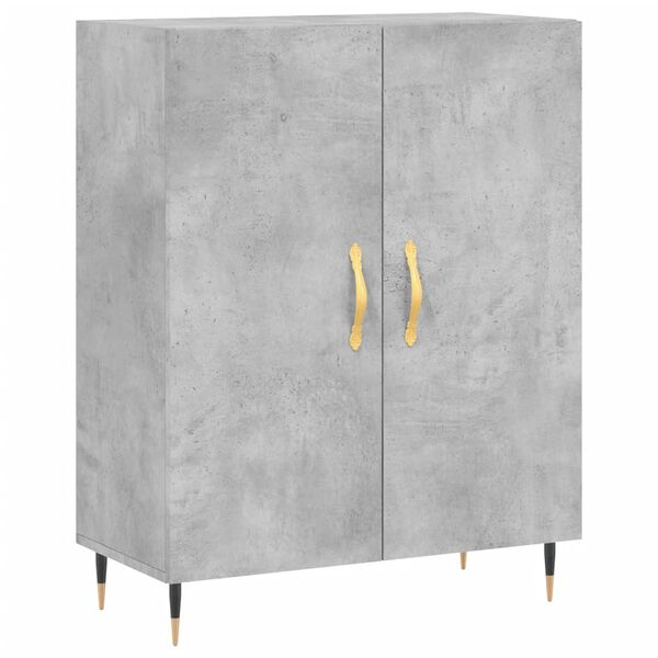 vidaXL Sideboard Betongrau 69,5x34x90 cm Holzwerkstoff