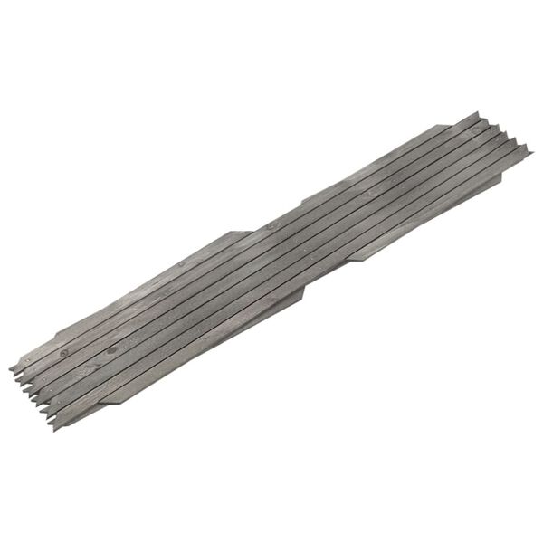 vidaXL Rankzäune 5 Stk. Grau Massivholz Tanne 180x60 cm