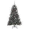 vidaXL K&uuml;nstlicher Weihnachtsbaum Gr&uuml;n 180 cm PVC, Plastik und Stahl