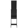 vidaXL Standspiegel mit LED Schwarz 34x37x146 cm