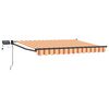 vidaXL Manuelle Gelenkarmmarkise mit LEDs Mehrfarbig 2,5 x 2 m