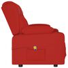 vidaXL 2-Sitzer Massagesessel mit Getränkehalter Weinrot Kunstleder
