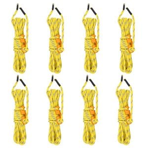 vidaXL Zeltleinen mit Seilspannern 8 Stk. Reflektierend 4 m 4 mm