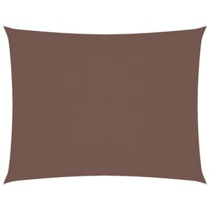 vidaXL Sonnensegel Oxford-Gewebe Rechteckig 2x3,5 m Braun