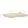 vidaXL Palettenkissen 4-tlg. Beige Baumwolle