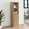 vidaXL Highboard Artisan-Eiche 35 x 37 x 142 cm Holzwerkstoff