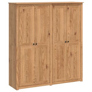 vidaXL Kleiderschrank PANAMA Honig 169 x 50 x 185 cm