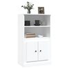 vidaXL Highboard Wei&szlig; 60x35,5x103,5 cm Holzwerkstoff