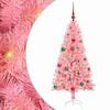 vidaXL Weihnachtsbaum Rosa 150 cm PVC