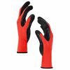 vidaXL Arbeitshandschuhe 24 pcs Rot und Schwarz 10 / XL