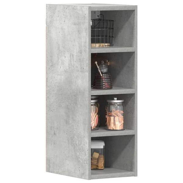 vidaXL Hängeschrank Riga Betongrau 20x29,5x60 cm Holzwerkstoff