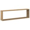 vidaXL W&uuml;rfel-Wandregale 4 Stk. Artisan-Eiche 100x15x30 Holzwerkstoff
