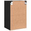 vidaXL H&auml;ngeschrank mit Regal Schwarz Eichen-Optik 40 x 29,5 x 60 cm