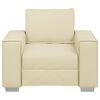 vidaXL Sofa Creme 99 x 78 x 84 cm Stoff