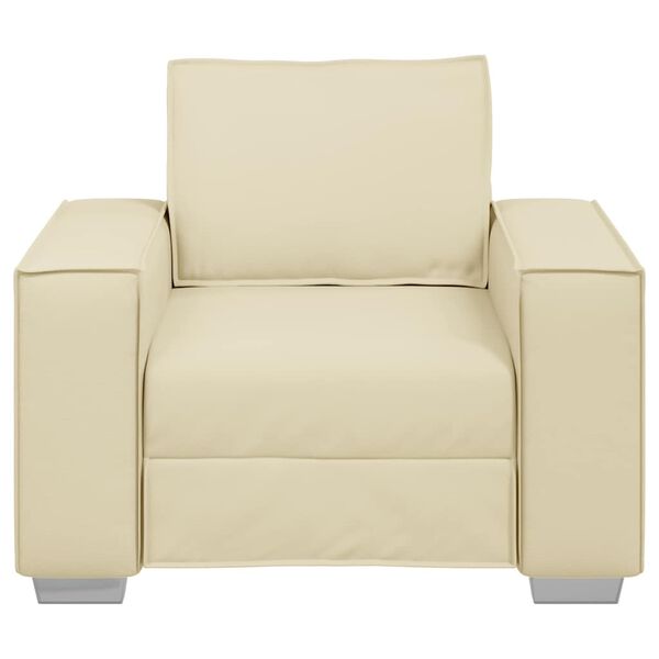 vidaXL Sofa Creme 99 x 78 x 84 cm Stoff