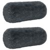 vidaXL Kissenbezug 2 pcs HEERLEN Anthrazit &Oslash; 15 x 40 cm PV Fleece