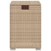 vidaXL Propan-Tank-Verstecktisch Beige 40x40x60 cm Poly Rattan