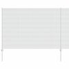 vidaXL Zaun mit Pfosten Silber 1,5 x 50 m Stahl