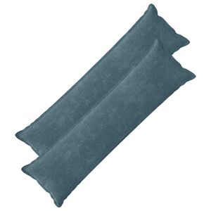 vidaXL Kissenbezug 2 pcs HOUTEN Blau 40 x 145 cm Chenille-Stoff