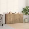 vidaXL Sideboard 2 pcs Artisan-Eiche 79 x 38 x 80 cm Holzwerkstoff