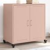 vidaXL Sideboard Rosa 68x39x72 cm Stahl