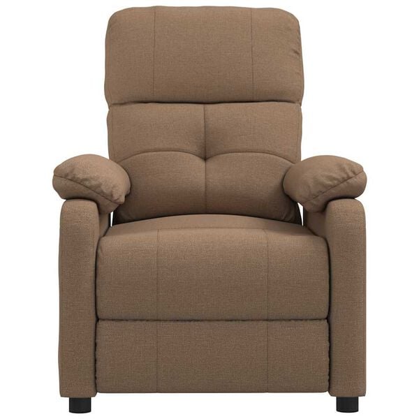 vidaXL Relaxsessel Braun Stoff