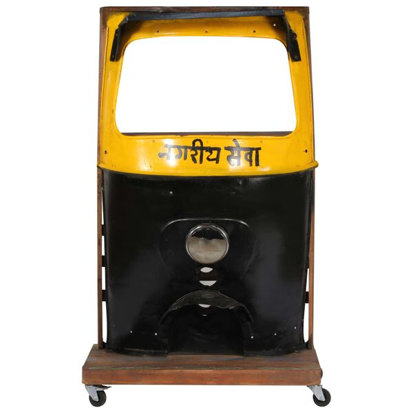 vidaXL Rikscha-Weinschrank 100x60x172 cm Altholz Massiv