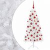 vidaXL K&uuml;nstlicher Weihnachtsbaum mit Weihnachtskugel 150 cm 150 LEDs