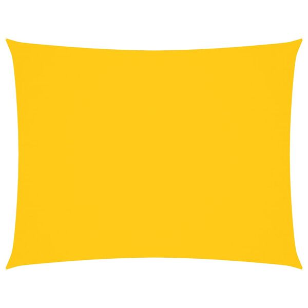 vidaXL Sonnensegel Oxford-Gewebe Rechteckig 5x7 m Gelb