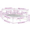 vidaXL Massivholzbett mit Regal ohne Matratze Wachsbraun 120x190 cm