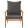 vidaXL 5-tlg. Garten-Lounge-Set mit Kissen Massivholz Akazie