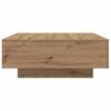 vidaXL Couchtisch Artisan-Eiche 80 x 80 x 31 cm Holzwerkstoff