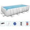 Bestway Power Steel Swimmingpool-Set Rechteckig 488x244x122 cm