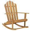 vidaXL Adirondack-Schaukelst&uuml;hle 2 Stk. Massivholz Teak