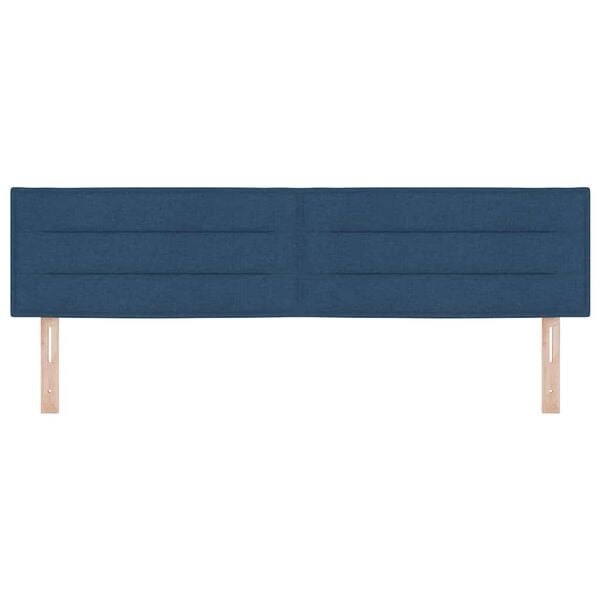 vidaXL Kopfteil Blau 180 cm Stoff