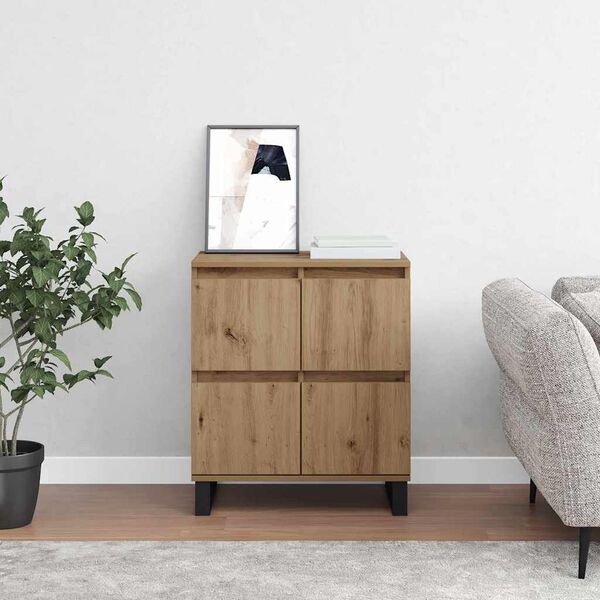 vidaXL Sideboard Artisan-Eiche 60 x 35 x 70 cm