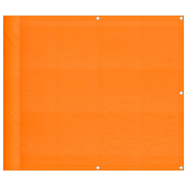 vidaXL Balkon-Sichtschutz Orange 90x700 cm 100% Polyester-Oxford
