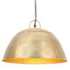 vidaXL H&auml;ngelampe Vintage Industriestil 25 W Messing Rund 41 cm E27