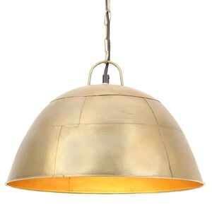vidaXL H&auml;ngelampe Vintage Industriestil 25 W Messing Rund 41 cm E27